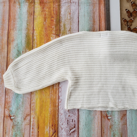 Princess Polly White Abcola Jumper Sweater M/L - Picture 7 of 8